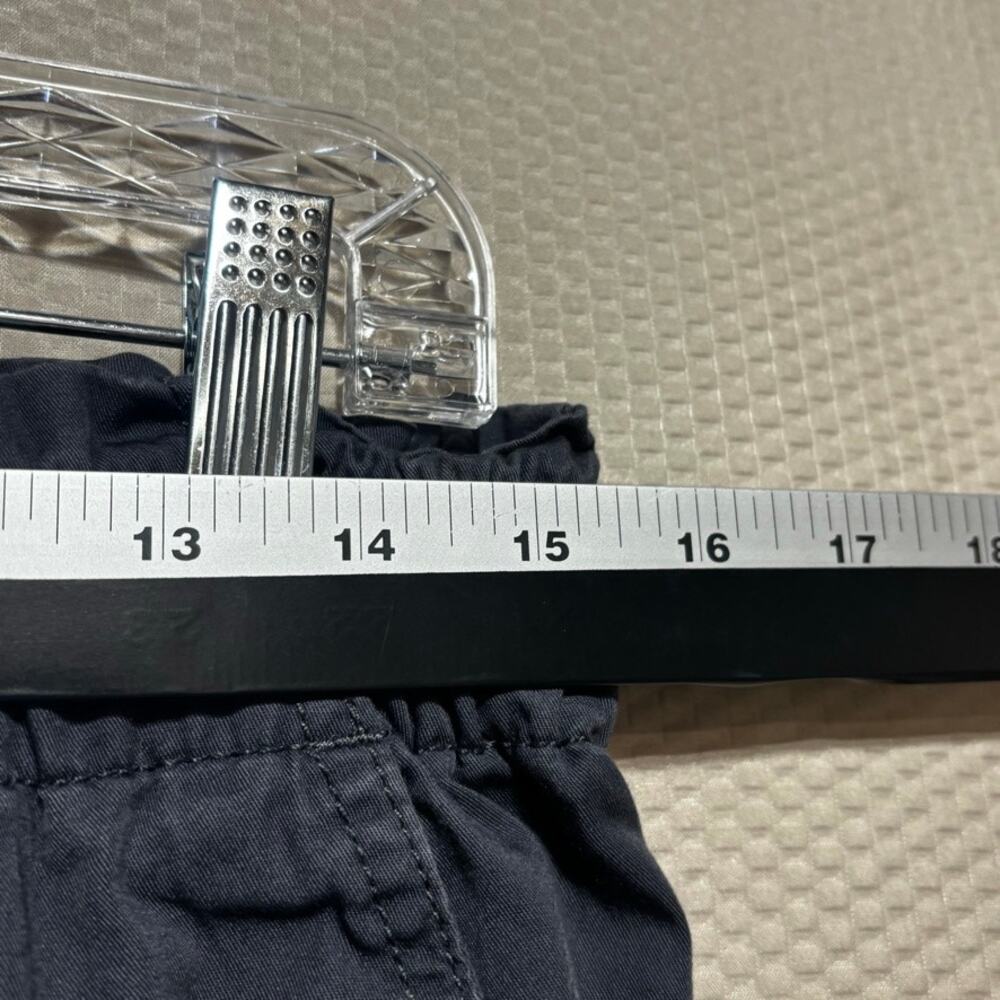 LOFT Navy Blue Paperbag Waist Pants Size M High Rise Tie Waist Work Office - Picture 4 of 8